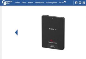 Sony G Series: Neue SSDs für professionelle Videoaufnahmen